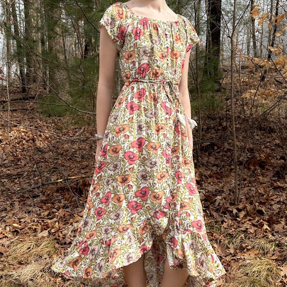 Anthropologie Dresses & Skirts - Anthropologie Abel the Label floral off shoulder midi maxi dress, S.